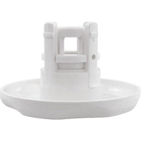 Jet Intl, WW Mini, 3-3/16"fd, Twin Roto, Txt Scal, White