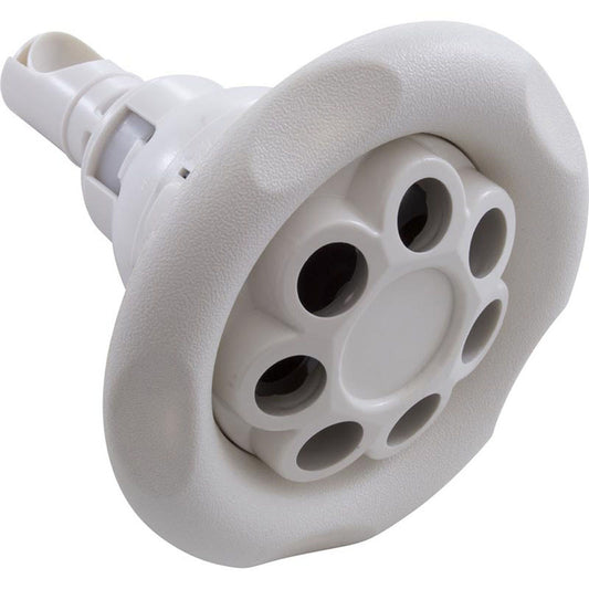 Jet Intl, WW Power Storm, 5" fd, masaje, escala texturizada, blanco