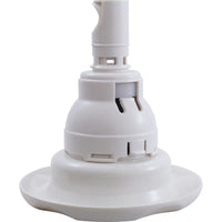 Jet Intl, WW Power Storm, 5"fd, Massage, Textured Scal, Wht