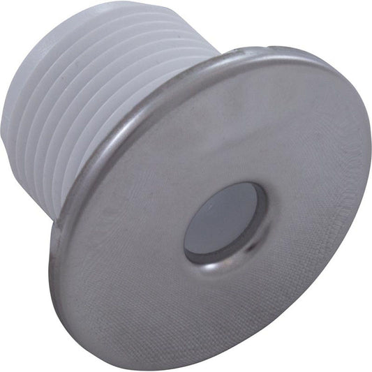 Jet Intl, WW Ozone Cluster, 1-1/2"fd, fixe, solide, inox/blanc