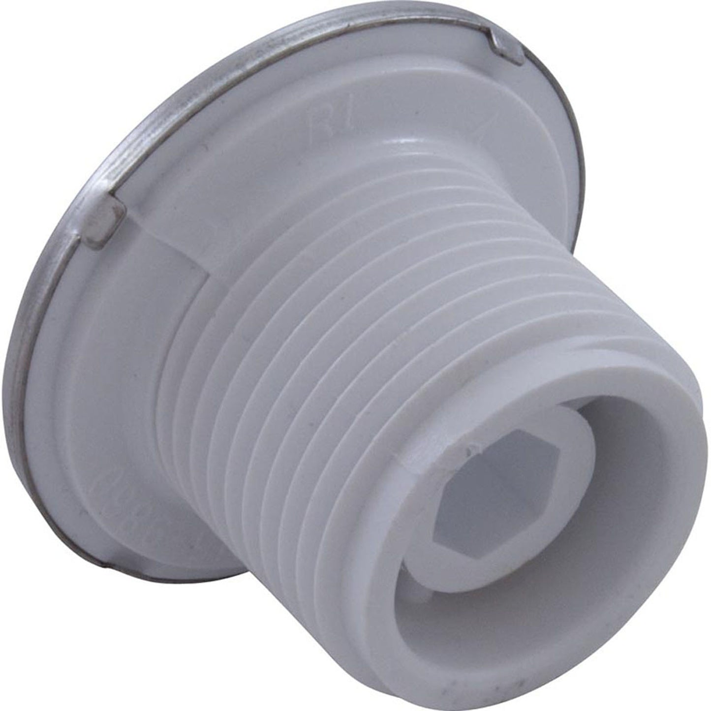 Jet Intl, WW Ozone Cluster, 1-1/2"fd, fixe, solide, inox/blanc