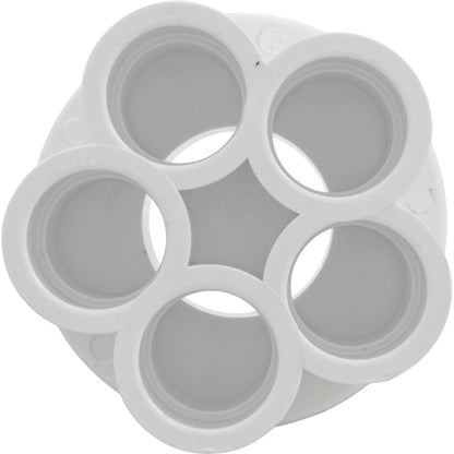 Colector, 1/2" de deslizamiento, 5 puertos, transición, 1" de deslizamiento