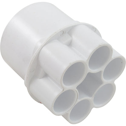 Colector, 1/2" de deslizamiento, 6 puertos, transición, 2" de deslizamiento