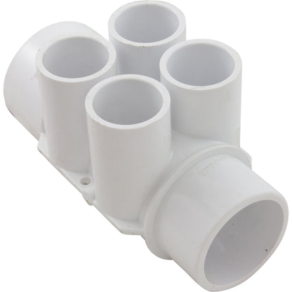 Colector, 3/4", 4 puertos, flujo continuo, 1-1/2" SX 1-1/2" SPG