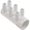 Manifold, 3/4" Smooth Barb, 6 Port, 1-1/2" Slip x Dead End