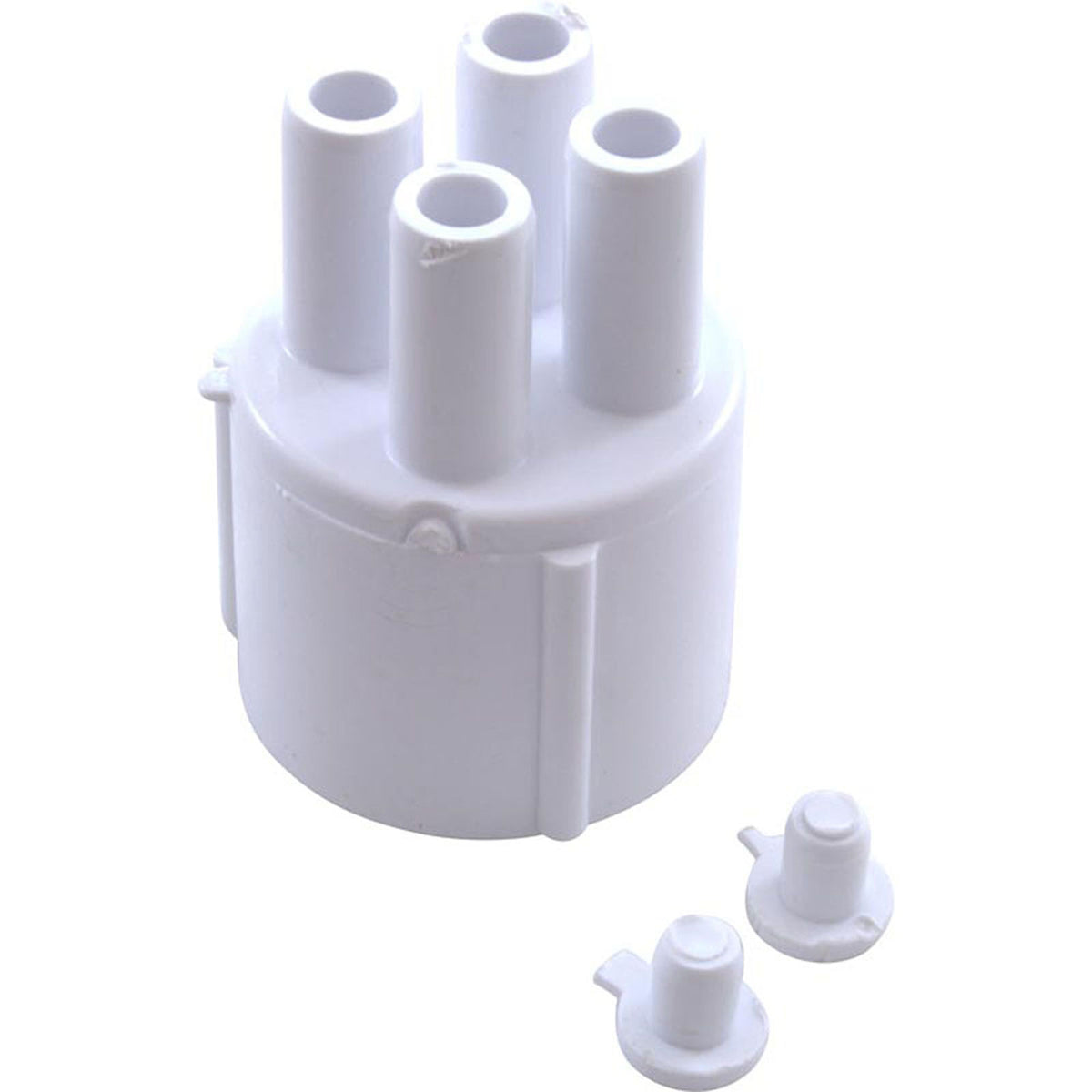Manifold, 3/8" Smooth Barb, 4 Port, Transition, 1" Slip