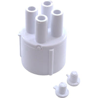 Manifold, 3/8" Smooth Barb, 4 Port, Transition, 1" Slip