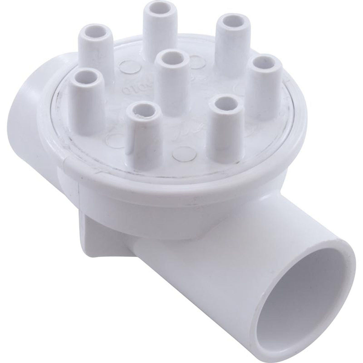 Manifold, 3/8"sb, 8 Port, Flow Thru, 1"s x 1"s