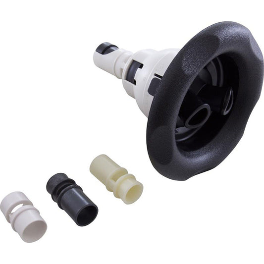 Jet Intl, WW Power Storm Gunite, 5" fd, Twin Roto, escala de texto, negro