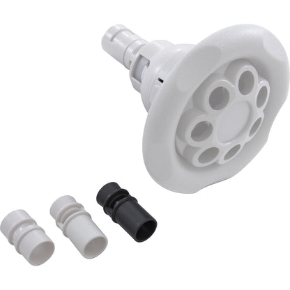 Jet Intl, WW Power Storm Gunite, 5"fd, Massage, Txt Scal, Wht