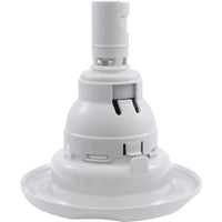 Jet Intl, WW Power Storm Gunite, 5"fd, Massage, Txt Scal, Wht