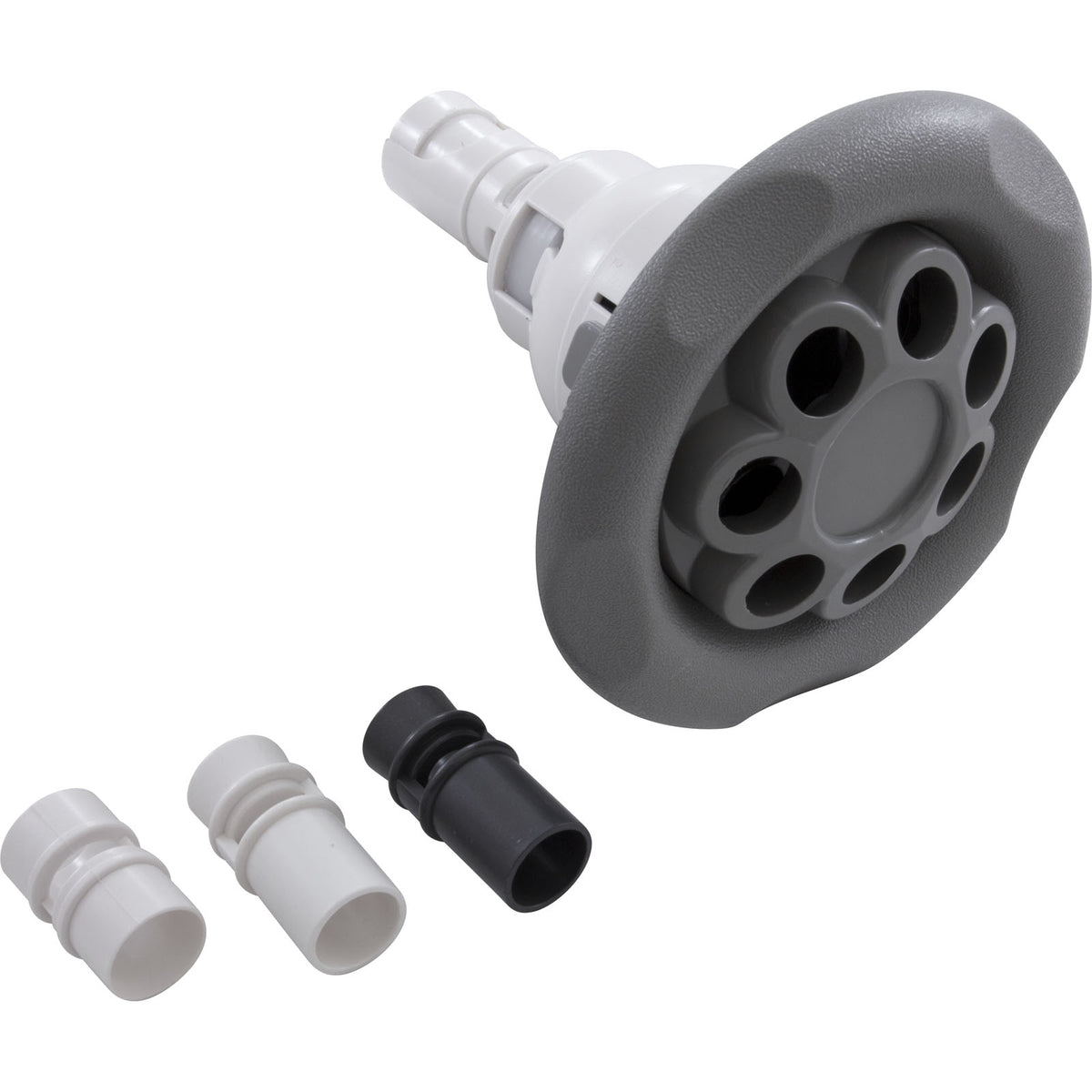 Jet Intl, WW Power Storm Gunite, 5"fd, Massage, Txt Scal, Gry