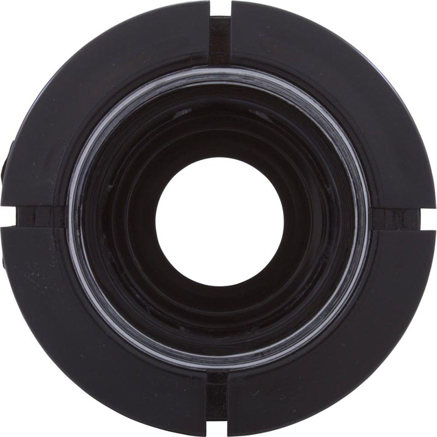 Wall Fitting, Waterway Poly Gunite, Black