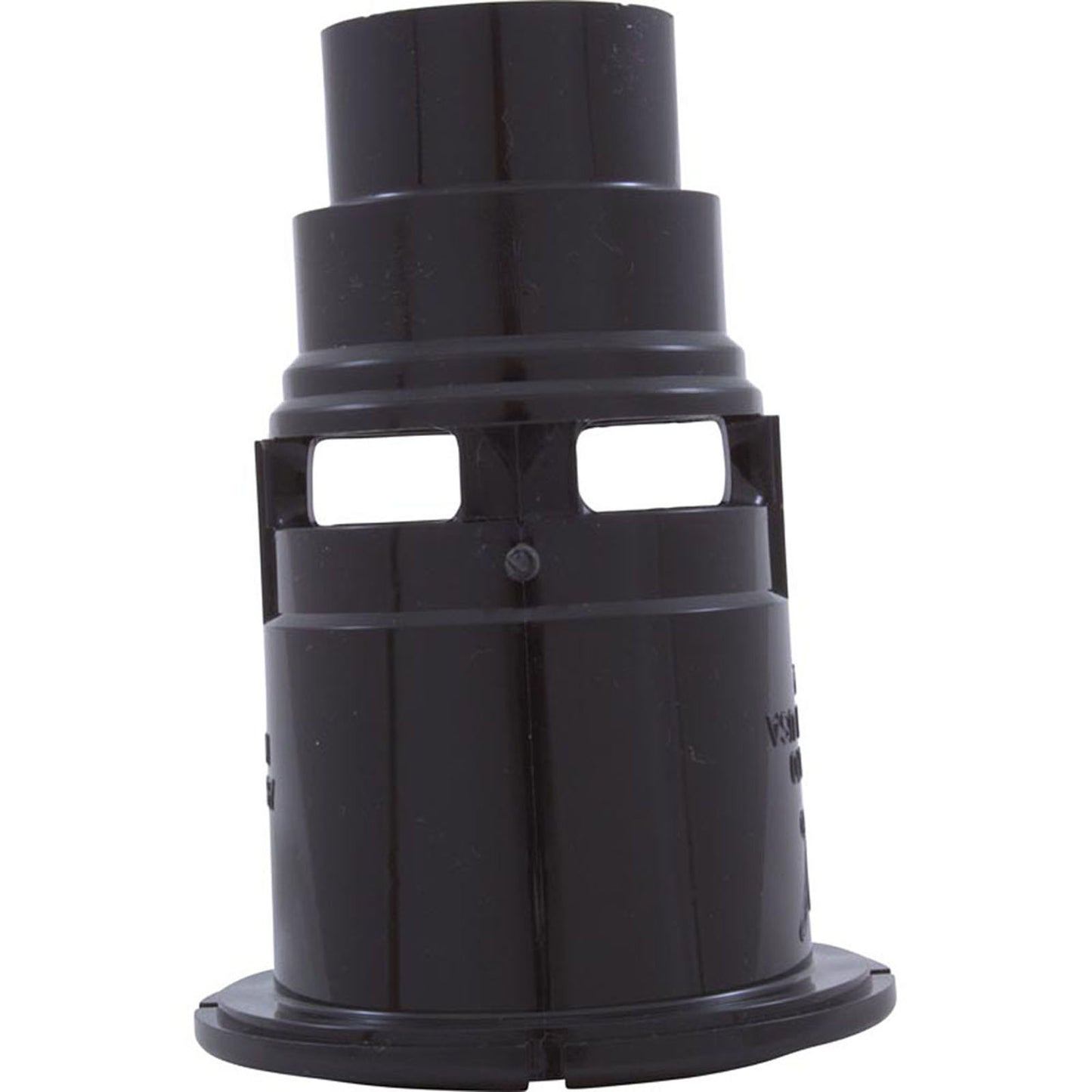 Wall Fitting, Waterway Poly Gunite, Black