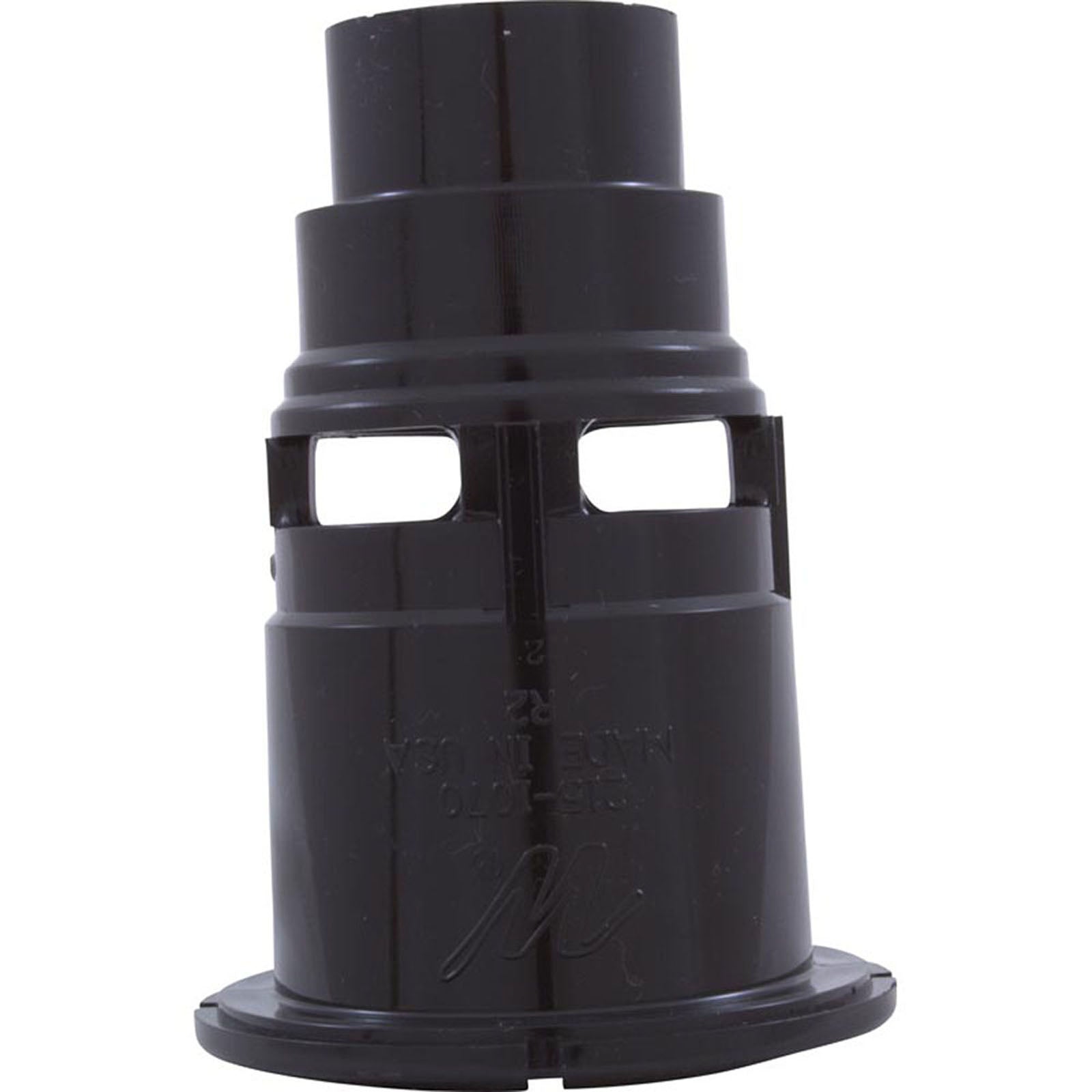 Wall Fitting, Waterway Poly Gunite, Black