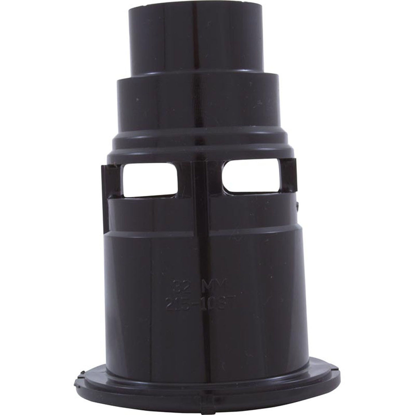 Wall Fitting, Waterway Poly Gunite, Black