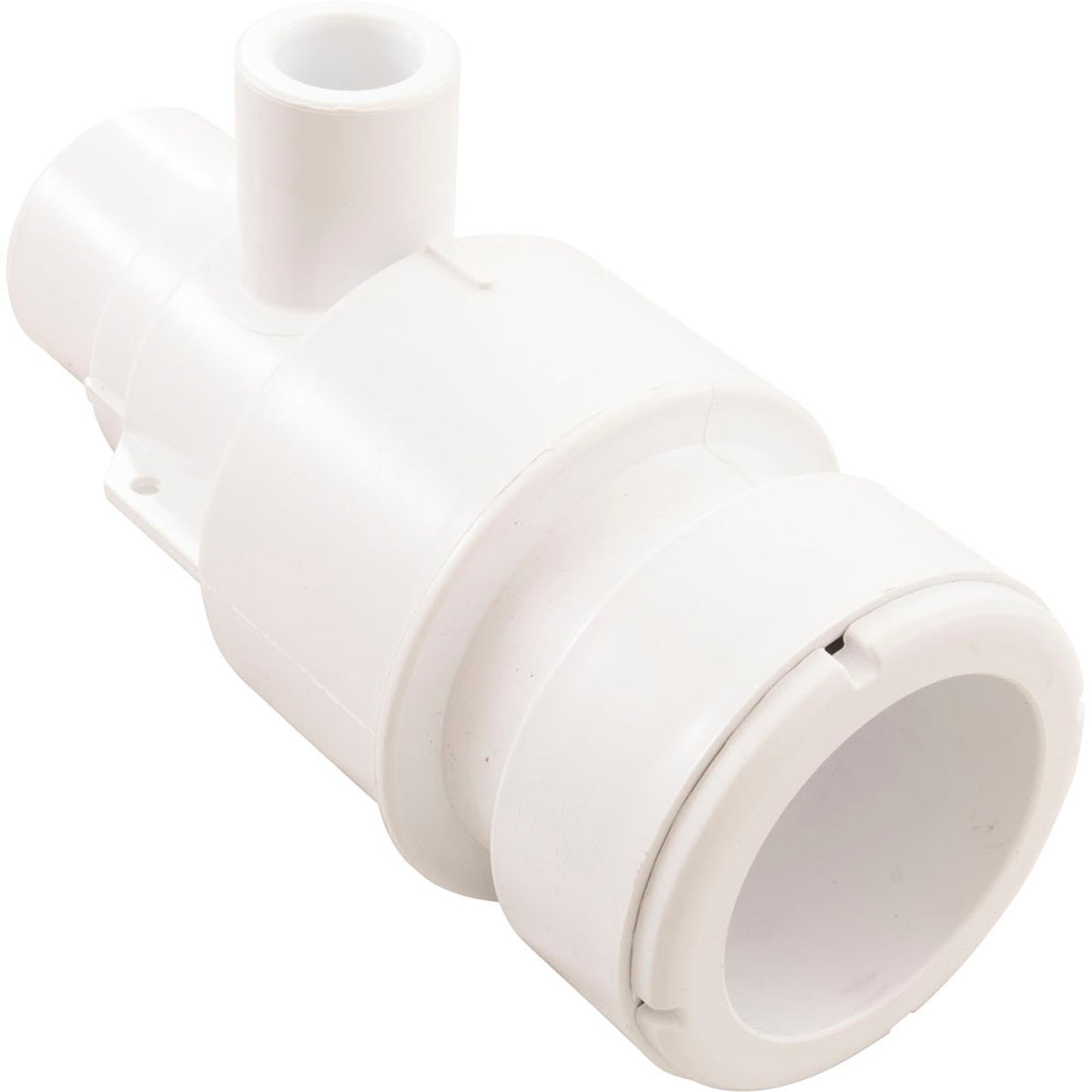 Conjunto de cuerpo de chorro, WW Poly Strm Gunite, a1"spg, w1-1/2"spg, blanco, rosca