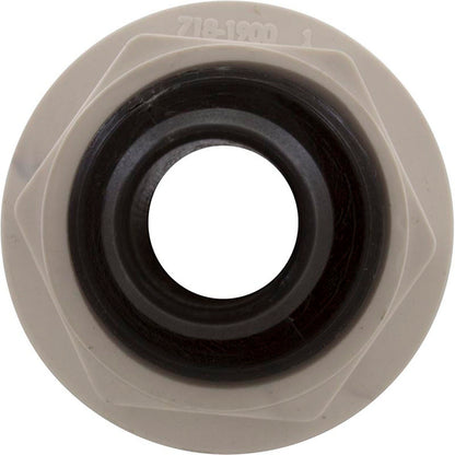 Bulkhead Fitting, Waterway, 3/4" Barb, Swirl, Black