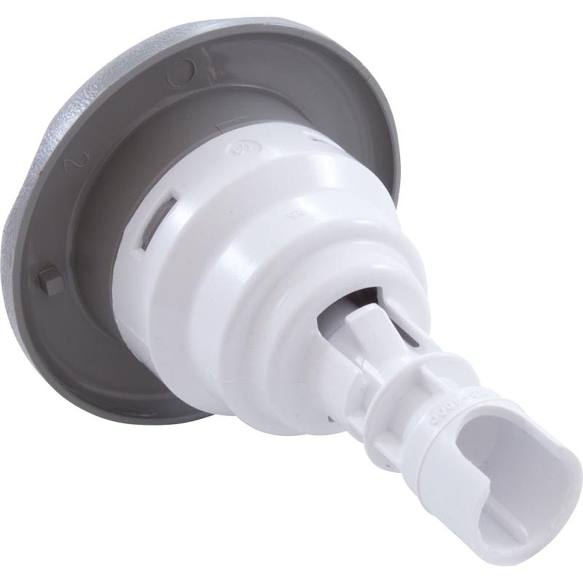 Jet Intl, WW Poly Storm, 3-3/8"fd, Roto, Textured Scal, Gry