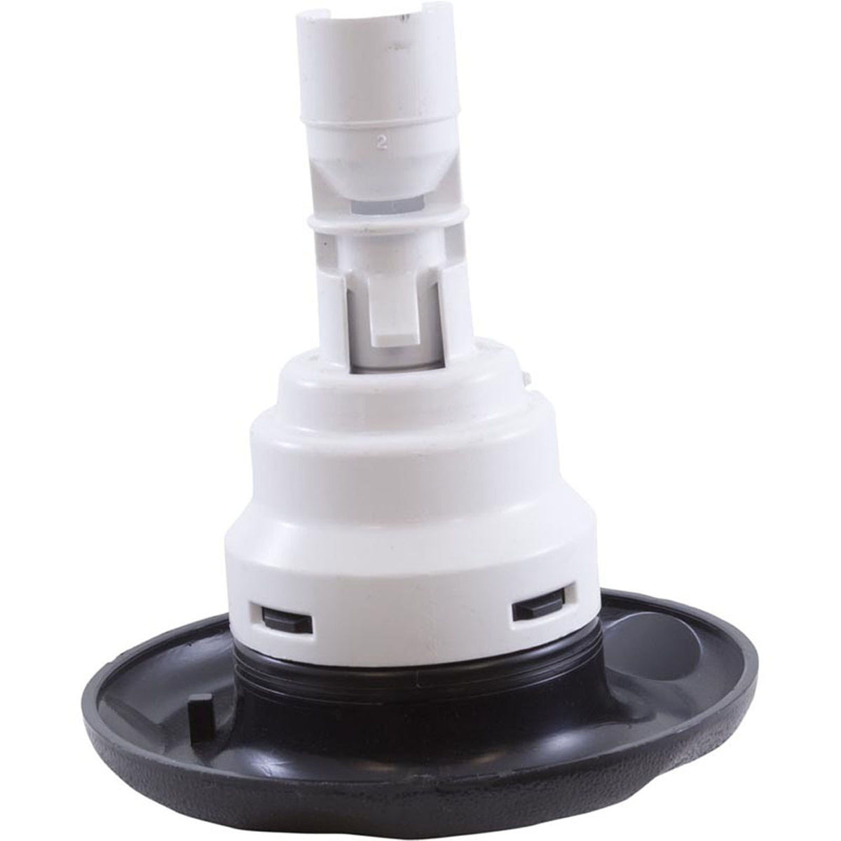 Jet Intl, WW Poly Storm, 4"fd, Massage, Txt Scal, Blk
