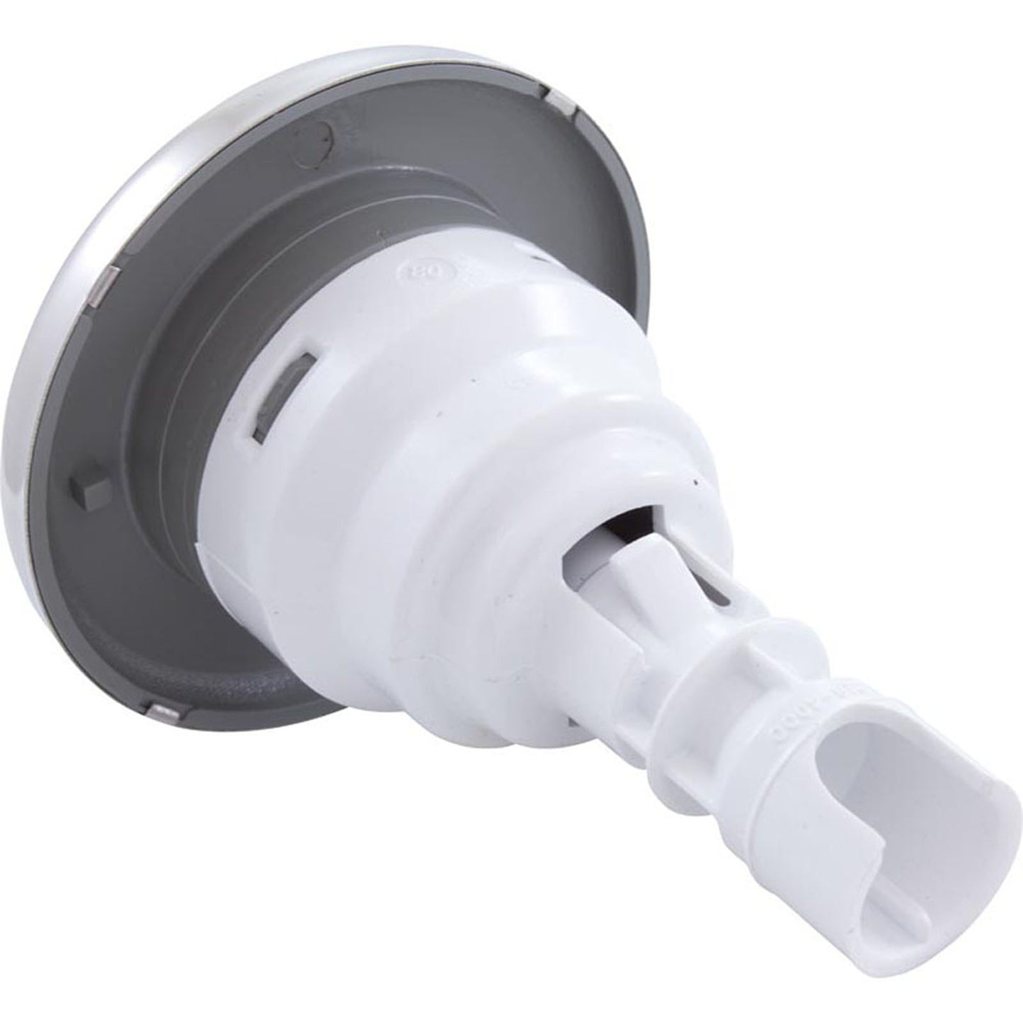 Jet Intl, WW Poly Storm, 3-3/8"fd, Massage, Smth, SS/Gry