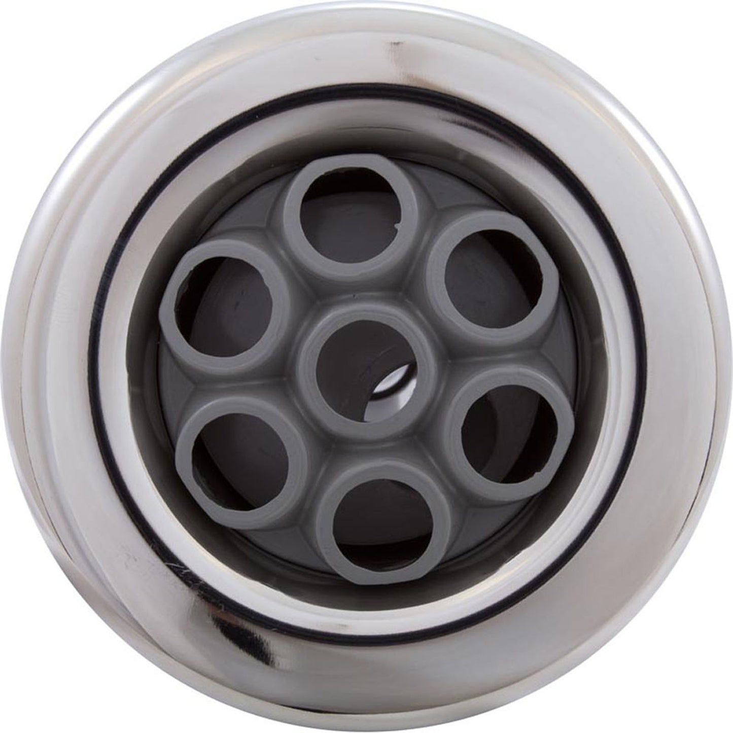 Jet Intl, WW Poly Storm, 3-3/8"fd, Massage, Smth, SS/Gry