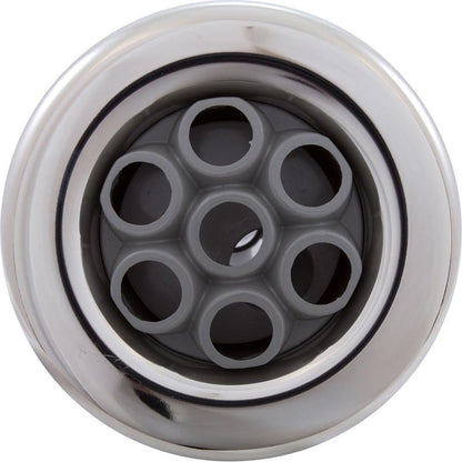 Jet Intl, WW Poly Storm, 3-3/8"fd, Massage, Smth, SS/Gry