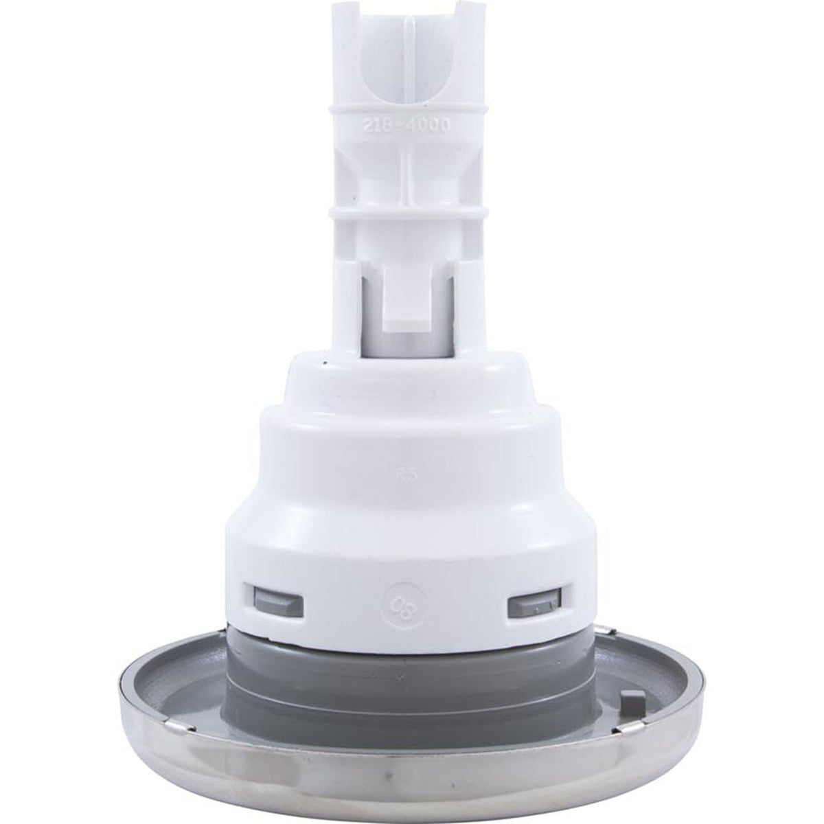 Jet Intl, WW Poly Storm, 3-3/8"fd, Massage, Smth, SS/Gry