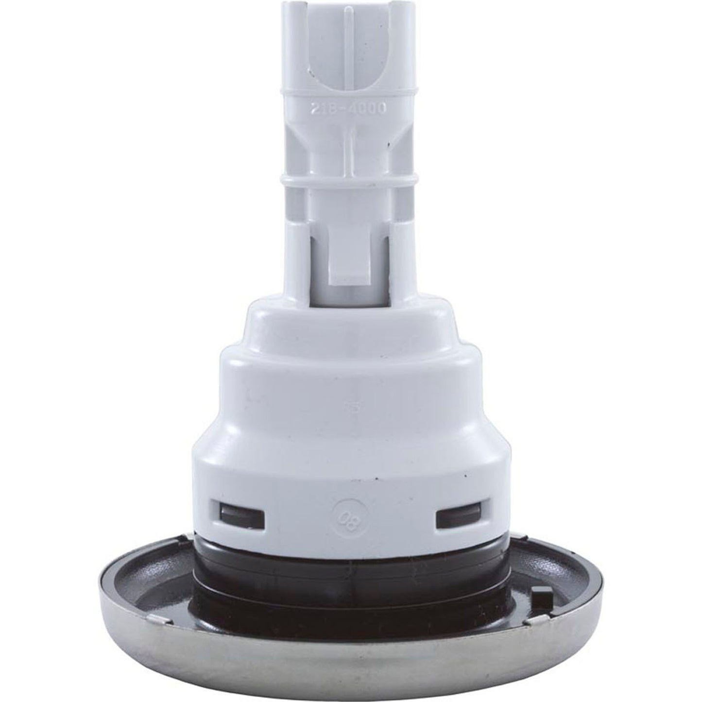 Jet Intl, WW Poly Storm, 3-3/8"fd, Massage, Smth, SS/Blk