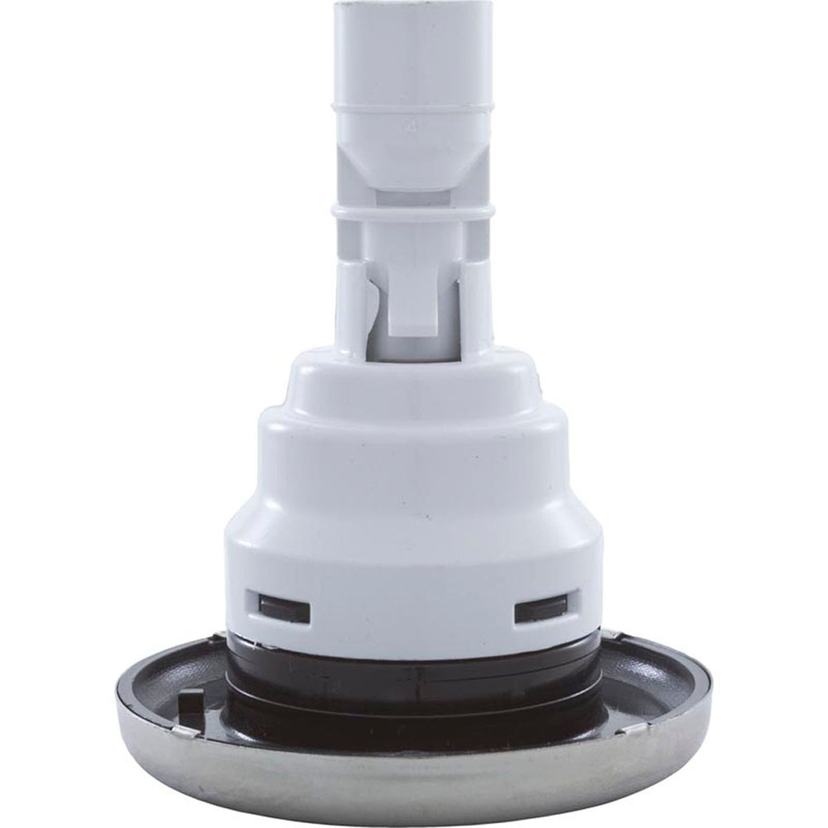 Jet Intl, WW Poly Storm, 3-3/8"fd, Massage, Smth, SS/Blk