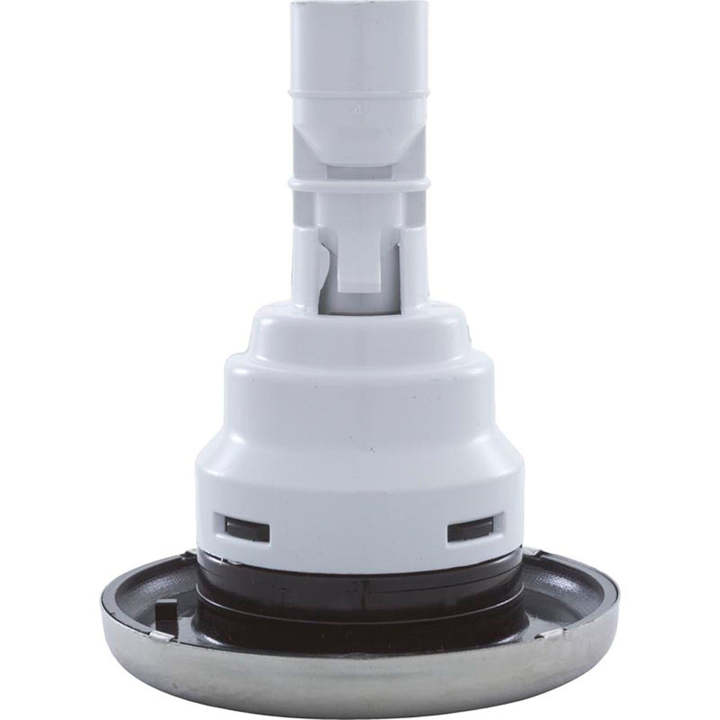 Jet Intl, WW Poly Storm, 3-3/8"fd, Massage, Smth, SS/Blk