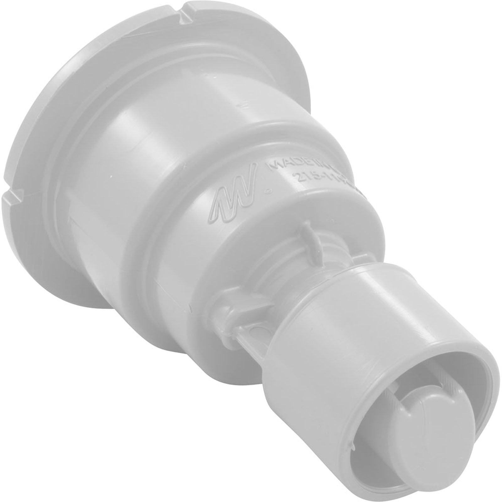 Wall Fitting, Waterway Poly Storm Gunite, White, Thread-In