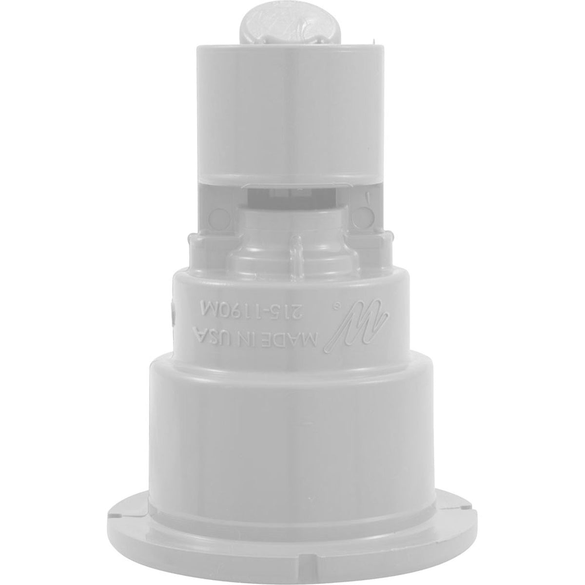 Wall Fitting, Waterway Poly Storm Gunite, White, Thread-In