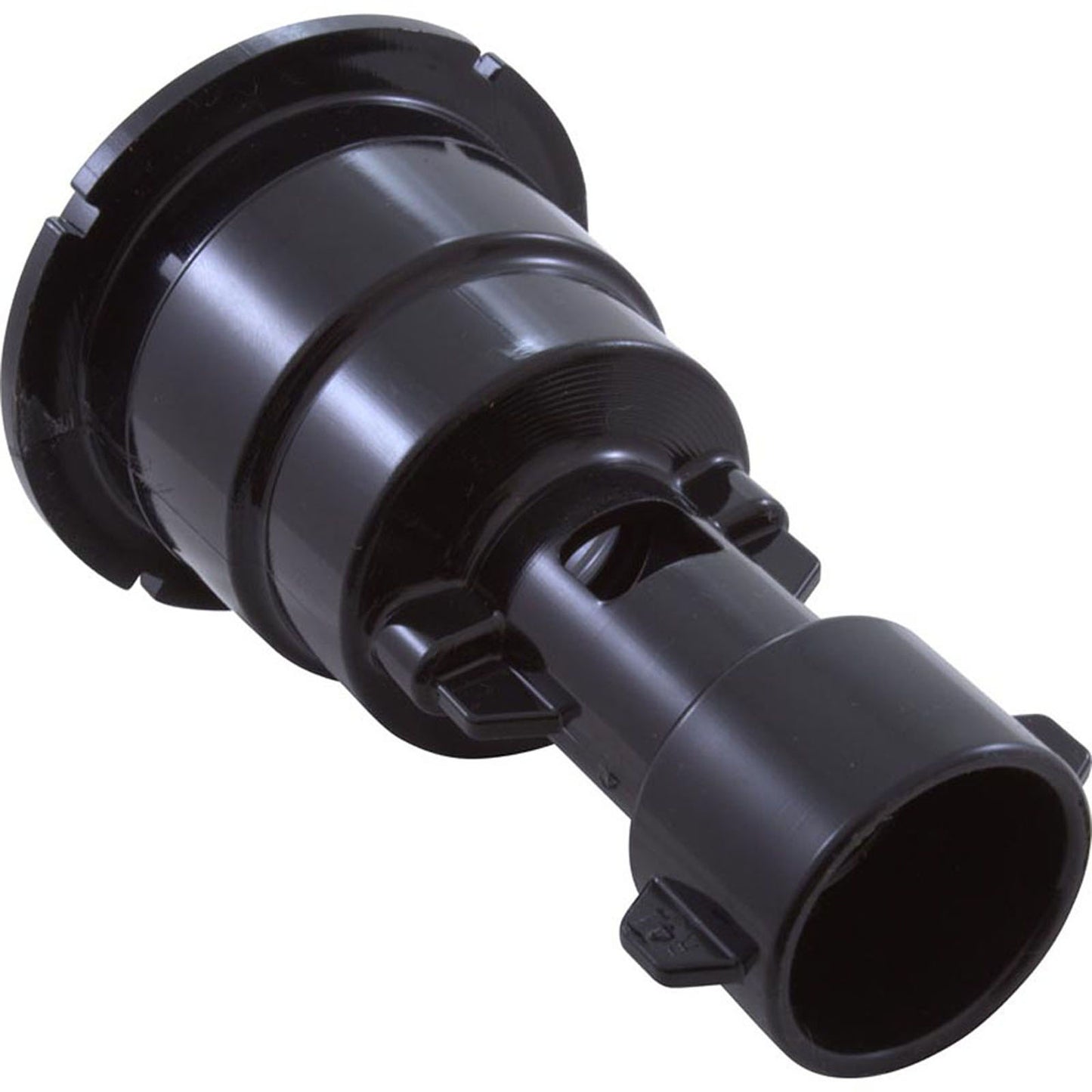 Wall Fitting, Waterway Poly Storm Gunite, 3-3/16"fd, Black