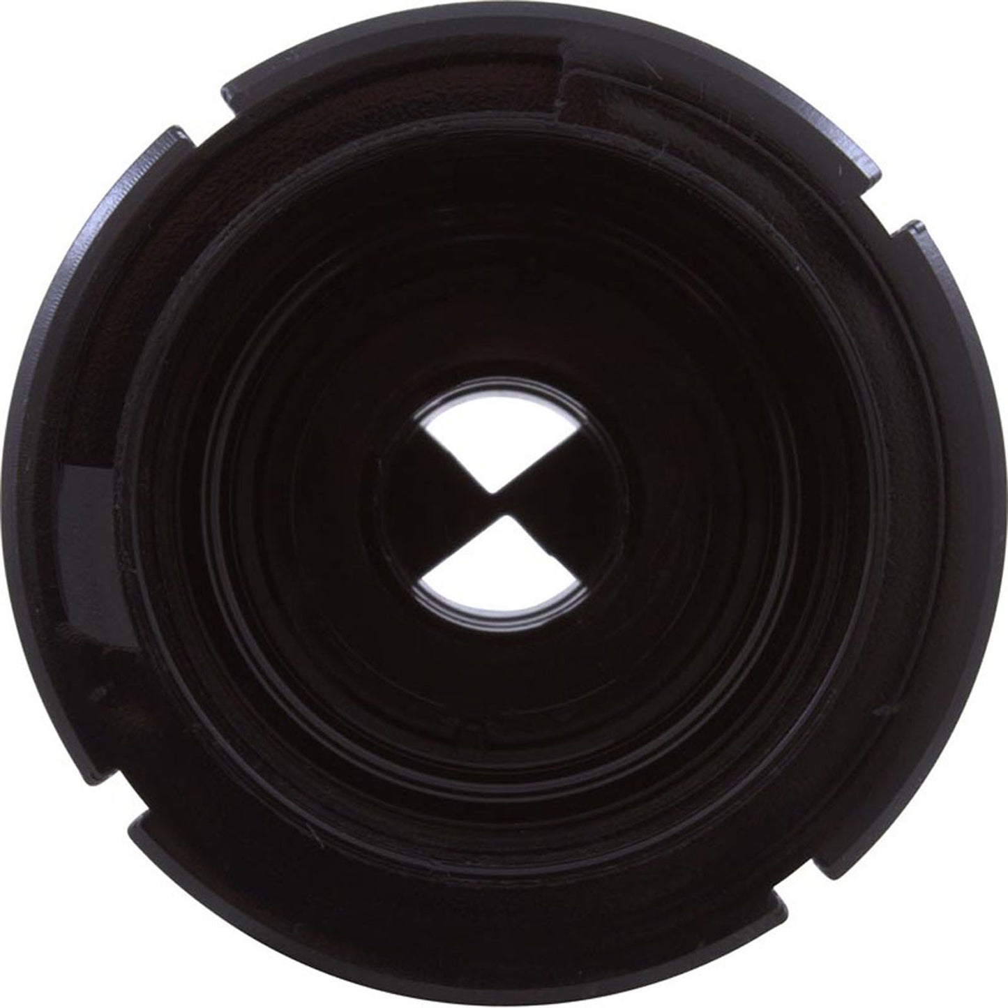 Wall Fitting, Waterway Poly Storm Gunite, 3-3/16"fd, Black