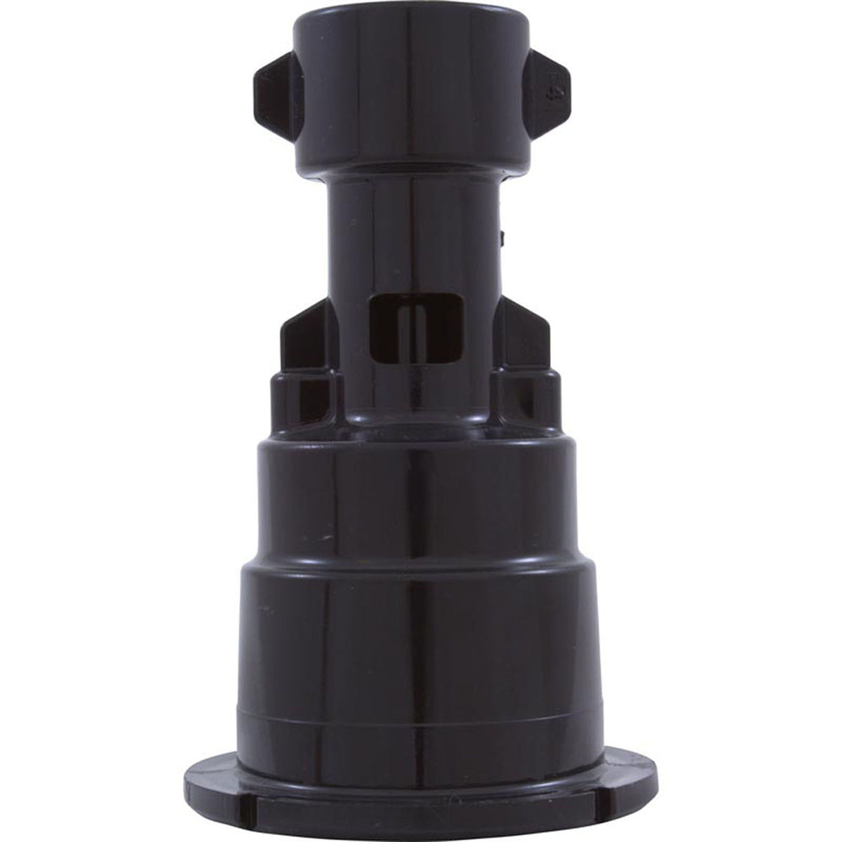 Wall Fitting, Waterway Poly Storm Gunite, 3-3/16"fd, Black