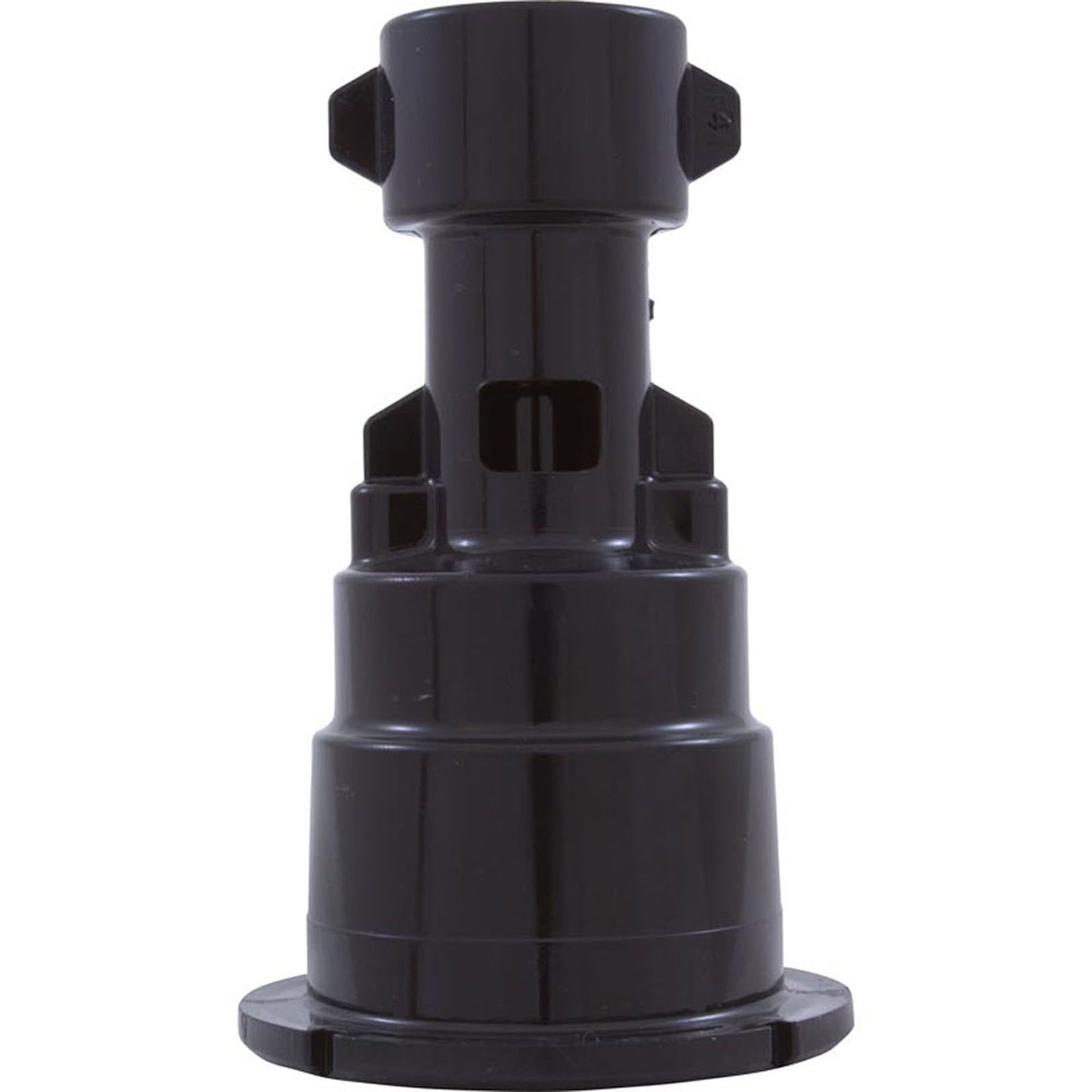 Wall Fitting, Waterway Poly Storm Gunite, 3-3/16"fd, Black