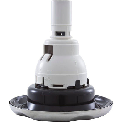 Jet Intl, WW Power Storm, 5"fd, Massage, Scalloped, SS/Blk