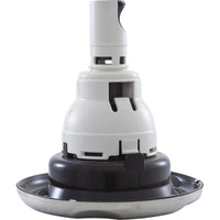 Jet Intl, WW Power Storm, 5"fd, Massage, Scalloped, SS/Blk