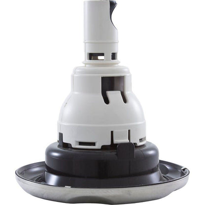 Jet Intl, WW Power Storm, 5"fd, Massage, Scalloped, SS/Blk