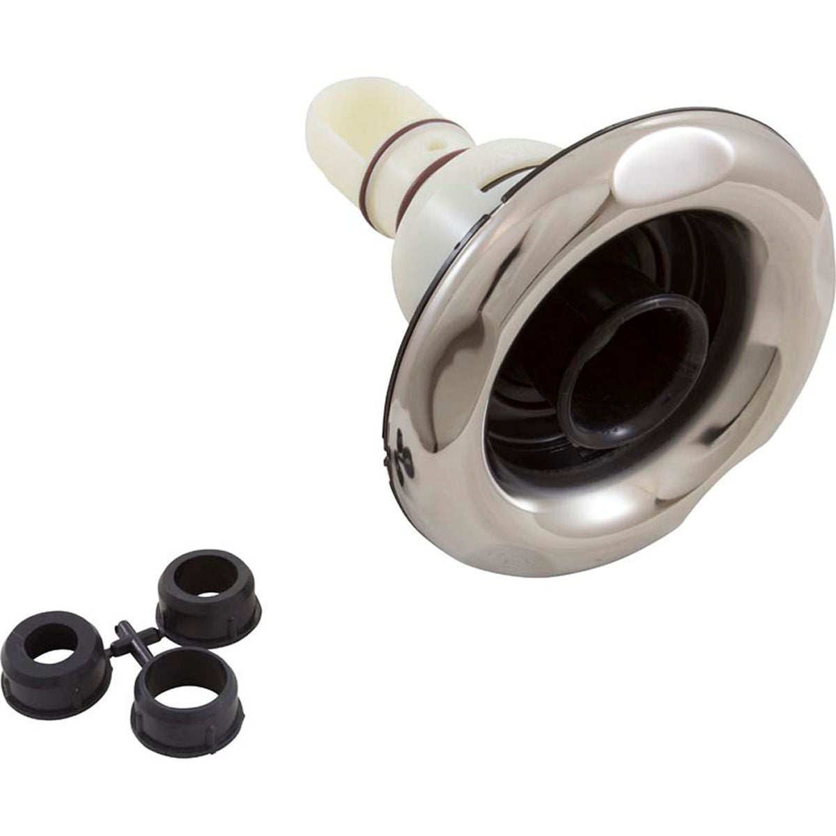 Jet Intl, WW Whirlpool, 5"fd, Dir, Smth Scal, SS/ Black