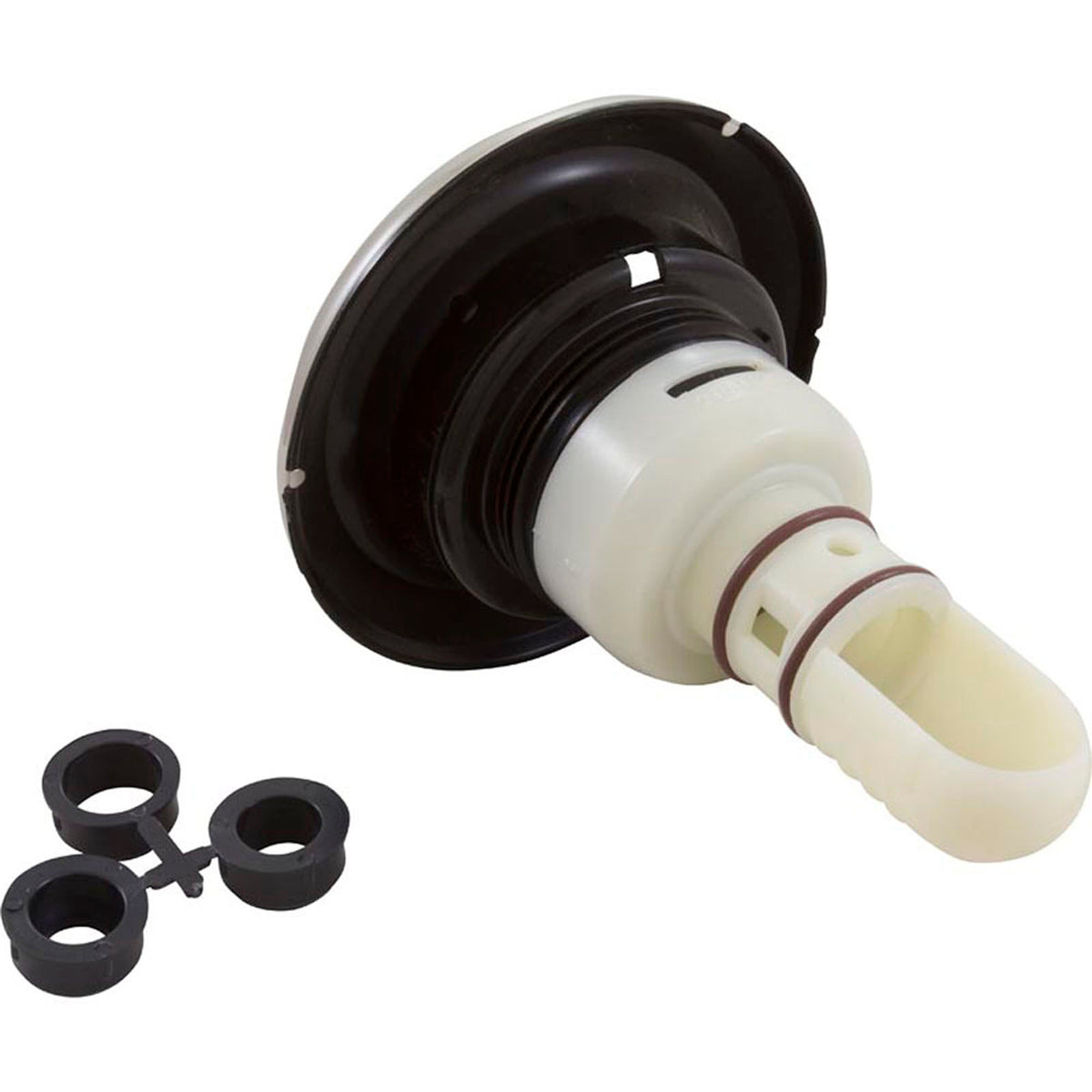 Jet Intl, WW Whirlpool, 5"fd, Dir, Smth Scal, SS/ Black