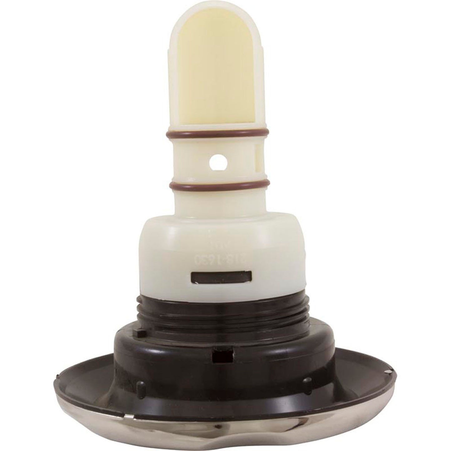 Jet Intl, WW Whirlpool, 5" fd, Dir, escala lisa, SS/negro