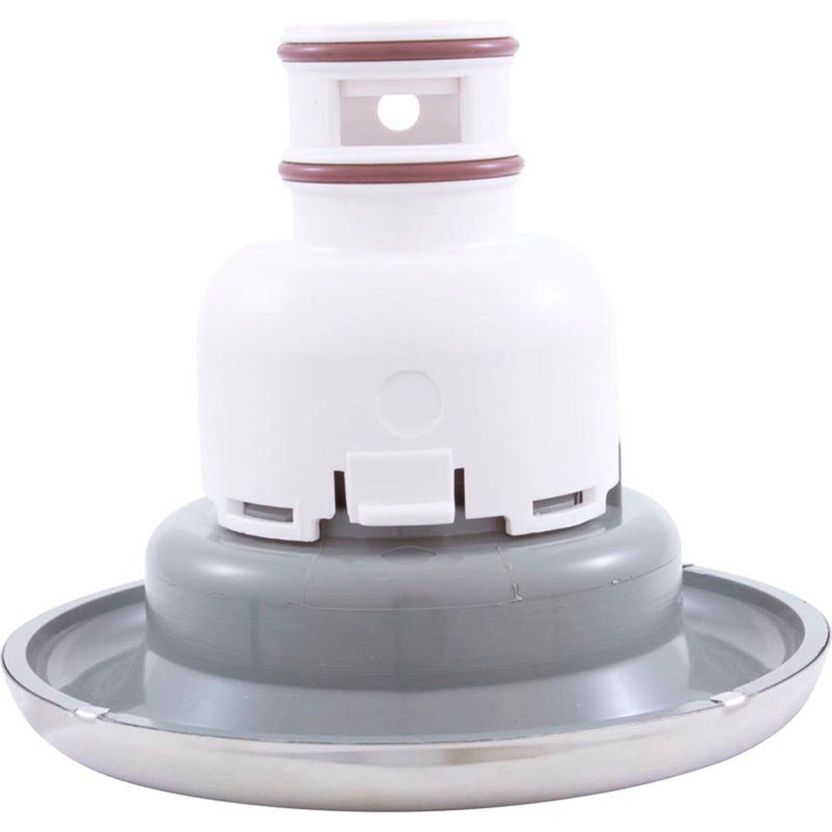 Jet Intl, WW Whirlpool, 5"fd, Dir, Smth, SS/Gry, Non-Adjustable