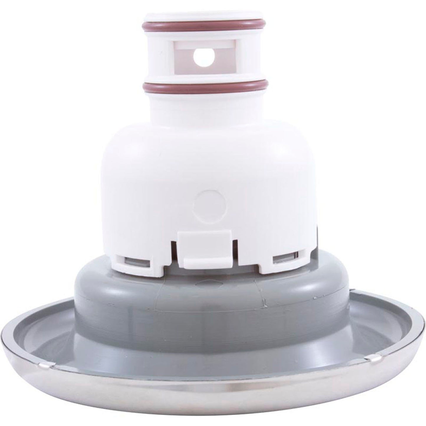 Jet Intl, WW Whirlpool, 5" fd, Dir, Smth, SS/Gry, No ajustable