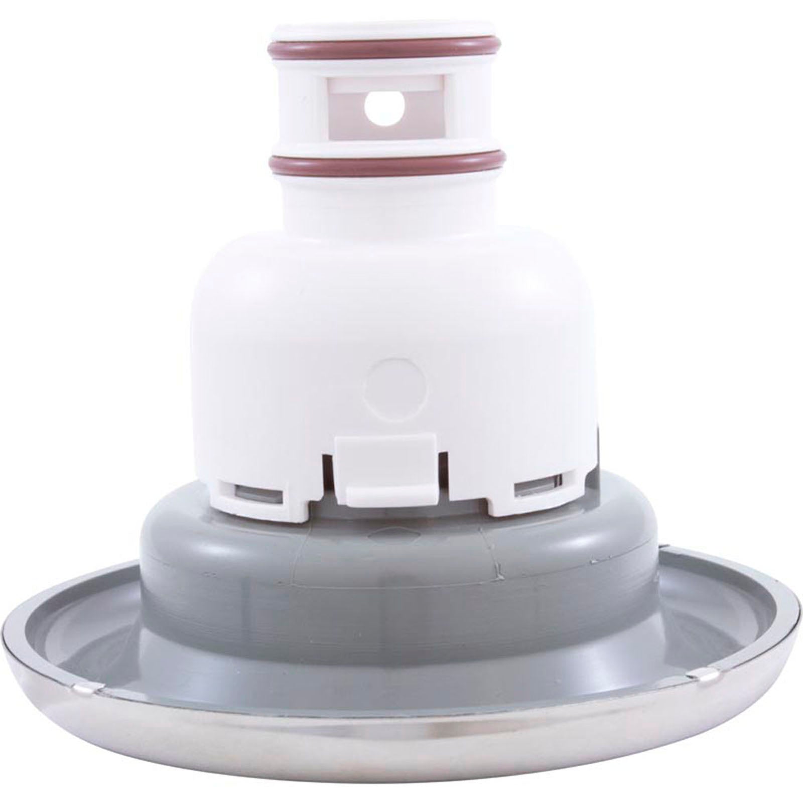 Jet Intl, WW Whirlpool, 5"fd, Dir, Smth, SS/Gry, Non-Adjustable