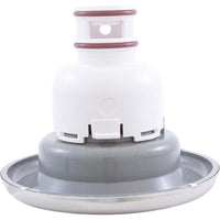 Jet Intl, WW Whirlpool, 5"fd, Dir, Smth, SS/Gry, Non-Adjustable