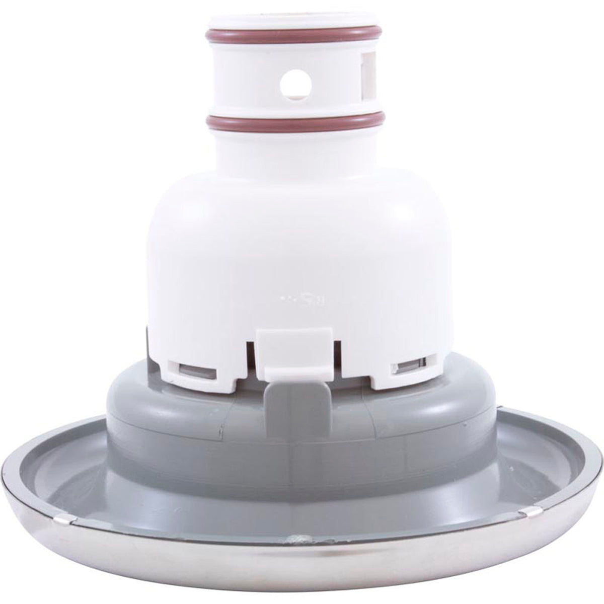 Jet Intl, WW Whirlpool, 5"fd, Dir, Smth, SS/Gry, Non-Adjustable