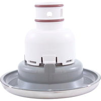 Jet Intl, WW Whirlpool, 5"fd, Dir, Smth, SS/Gry, Non-Adjustable