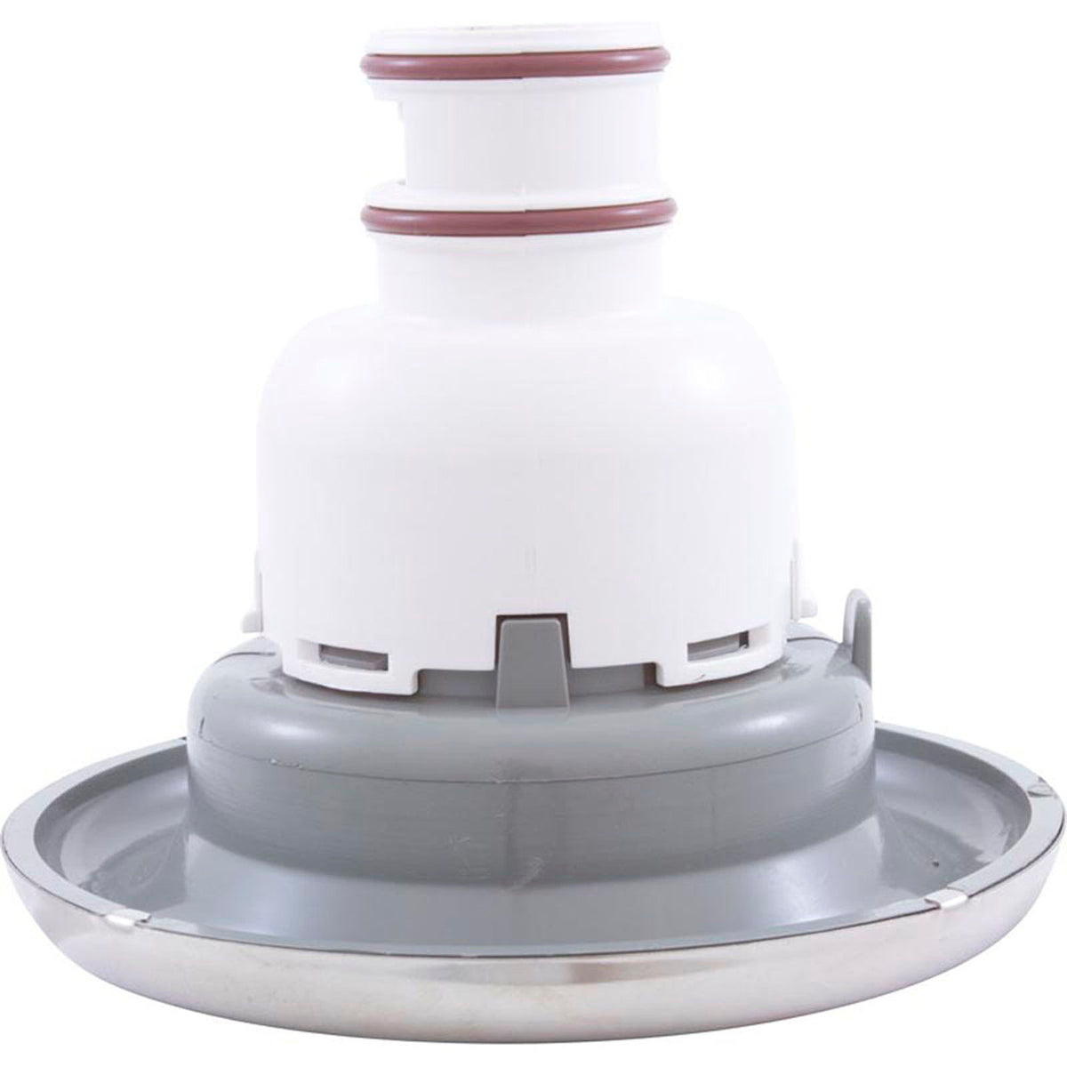 Jet Intl, WW Whirlpool, 5"fd, Dir, Smth, SS/Gry, Non-Adjustable